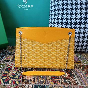 Bagsaaa Goyard Rouette Structuré PM Bag Yellow - 25.5 x 9 x 18 cm