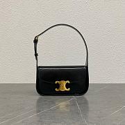 Bagsaaa Celine Shoulder Bag Terence In Patent Calfskin Black - 20.5 x 10.5 x 5 CM - 1