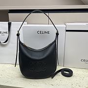 Bagsaaa Celine Small Heloïse Bag Cuir Triomphe In Supple Calfskin Black - 19 x 22 x 5 CM - 1