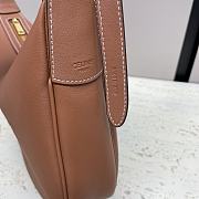 Bagsaaa Celine Small Heloïse Bag Cuir Triomphe In Supple Calfskin Brown - 19 x 22 x 5 CM - 2