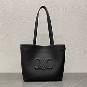 Bagsaaa Celine Medium Cabas Anais Cuir Triomphe In Grained Calfskin Black - 54 x 29.5 x 15 CM - 1