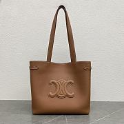 Bagsaaa Celine Medium Cabas Anais Cuir Triomphe In Grained Calfskin Brown - 54 x 29.5 x 15 CM - 1