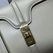 Bagsaaa Celine Small 16 Bag in Natural Calfskin Light Gray - 23 x 18 x 10 CM - 2