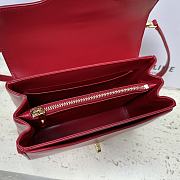 Bagsaaa Celine Small 16 Bag in Natural Calfskin Red - 23 x 18 x 10 CM - 3