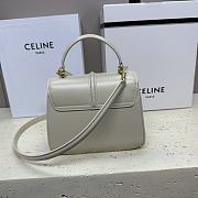 Bagsaaa Celine Mini 16 In Calfskin Off White - 18.5 X 15.5 X 9 CM - 3