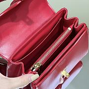 Bagsaaa Celine Mini 16 In Calfskin Red - 18.5 X 15.5 X 9 CM - 4