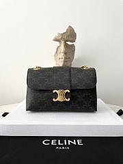 Bagsaaa Teen Celine Victoire Bag In Triomphe Canvas - 23.5 x 14 x 8 CM - 1