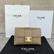 Bagsaaa Teen Celine Victoire Bag In Supple Calfskin Beige - 23.5 X 14 X 8 CM - 1