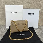 Bagsaaa Teen Celine Victoire Bag In Supple Calfskin Beige - 23.5 X 14 X 8 CM - 4