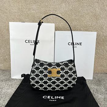 Bagsaaa Celine Medium Tilly Bag White logo - 22 X 13.5 X 4 CM