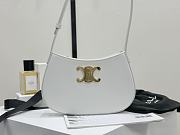 Bagsaaa Celine Medium Tilly Bag In Shiny Calfskin White & Gold - 22 X 13.5 X 4 CM - 1