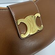 Bagsaaa Celine Medium Ava Triomphe Bag In Smooth Calfskin Brown - 24.5 x 17 x 9 CM - 4