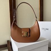 Bagsaaa Celine Medium Ava Triomphe Bag In Smooth Calfskin Brown - 24.5 x 17 x 9 CM - 1