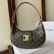 Bagsaaa Celine Medium Ava Triomphe Bag In Triomphe Canvas and calfskin - 24.5 x 17 x 9 CM - 1