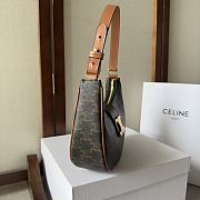 Bagsaaa Celine Medium Ava Triomphe Bag In Triomphe Canvas and calfskin - 24.5 x 17 x 9 CM - 3