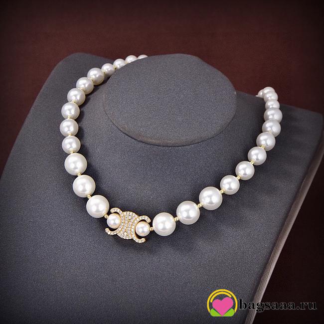 Bagsaaa Celine Pearl Necklace - 1