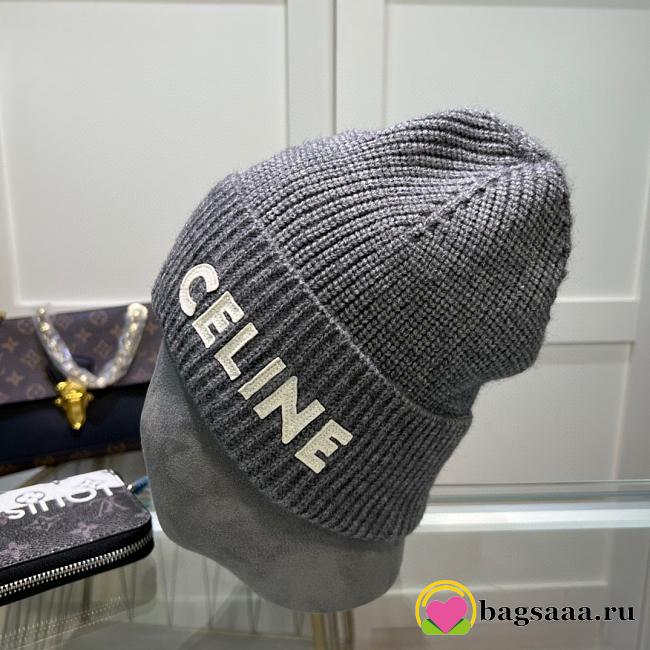 Bagsaaa Celine Gray Beanie - 1