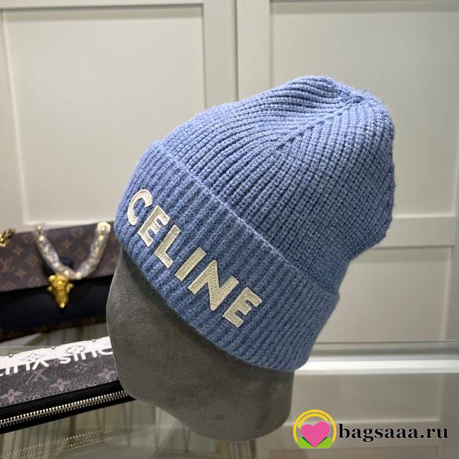 Bagsaaa Celine Blue Beanie - 1