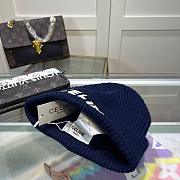 Bagsaaa Celine Navy Blue Beanie - 4