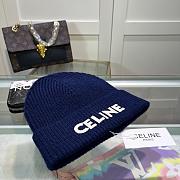 Bagsaaa Celine Navy Blue Beanie - 3