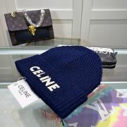 Bagsaaa Celine Navy Blue Beanie - 2