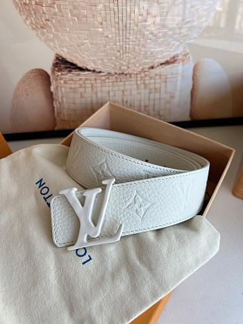 Bagsaaa LV Belt Full White