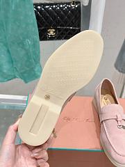 Bagsaaa Loro Piana Summer Charms Walk Moccasin Pink Suede - 2