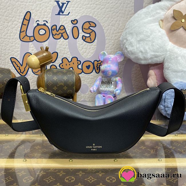  Bagsaaa Louis Vuitton Low Key Bumbag M11429 Black - 28 x 13 x 5.5 cm - 1