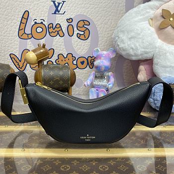  Bagsaaa Louis Vuitton Low Key Bumbag M11429 Black - 28 x 13 x 5.5 cm