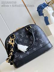 Bagsaaa Louis Vuitton M12289 Alma BB Bag Black - 23.5 x 17.5 x 11.5 cm - 4