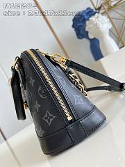 Bagsaaa Louis Vuitton M12289 Alma BB Bag Black - 23.5 x 17.5 x 11.5 cm - 3