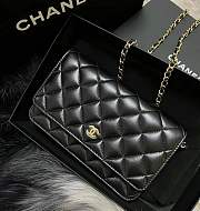 Bagsaaa Chanel Classic Wallet On Chain AP0250 Black & Gold - 12,3 × 19,2 × 3,5 cm - 1