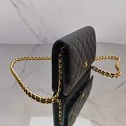 Bagsaaa Chanel Classic Wallet On Chain AP0250 Black & Gold - 12,3 × 19,2 × 3,5 cm - 3