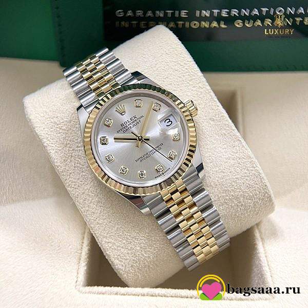 Bagsaaa Rolex Datejust Silver & Gold 31mm - 1