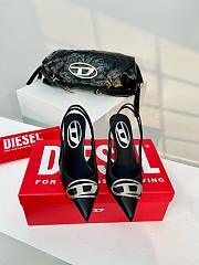 Bagsaaa Diesel D-Venus-Slingback pumps in nappa leather black 8cm - 1