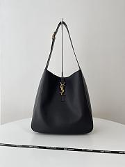 Bagsaaa YSL Le 5 À 7 Supple Large In Grained Leather Black - 30 X 31 X 13 CM - 1