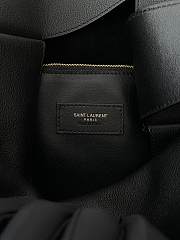 Bagsaaa YSL Le 5 À 7 Supple Large In Grained Leather Black - 30 X 31 X 13 CM - 3