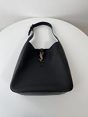 Bagsaaa YSL Le 5 À 7 Supple Large In Grained Leather Black - 30 X 31 X 13 CM - 2