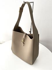 Bagsaaa YSL Le 5 À 7 Supple Large In Grained Leather Beige - 30 X 31 X 13 CM - 4