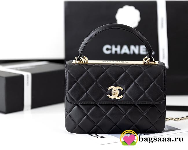 Bagsaaa Chanel Trendy CC Flap Bag With Top Handle A92236 - 17 × 25 × 12 cm - 1