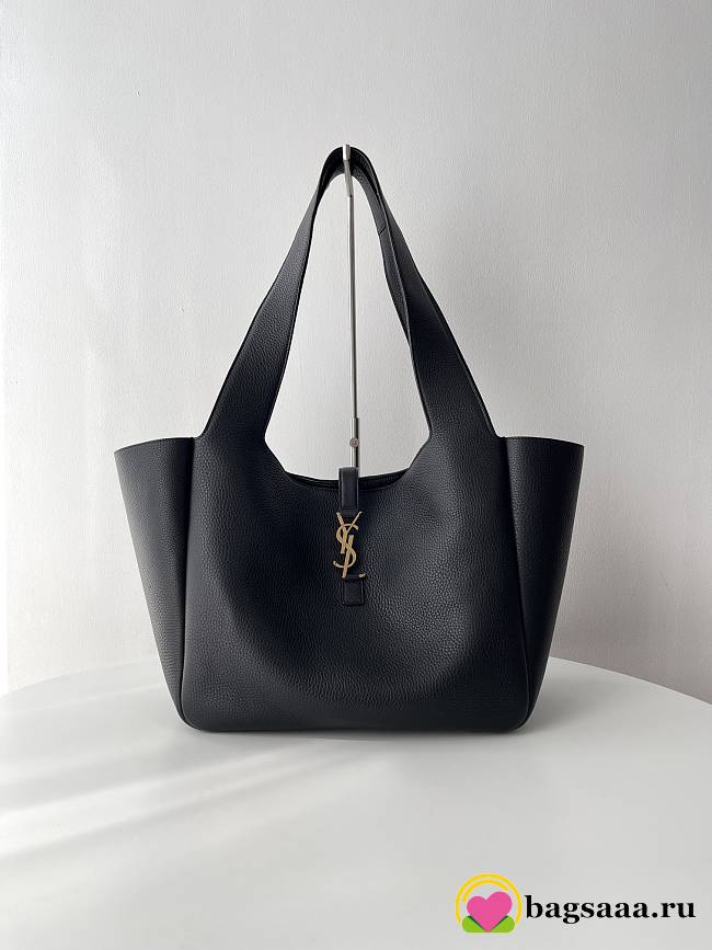 Bagsaaa YSL Le 5 À 7 Bea In Grained Leather Black - 50 X 28 X 18 CM - 1