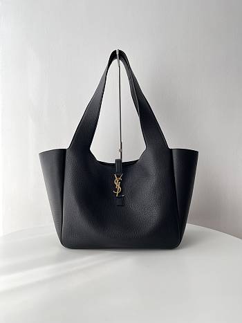 Bagsaaa YSL Le 5 À 7 Bea In Grained Leather Black - 50 X 28 X 18 CM