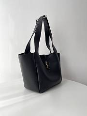 Bagsaaa YSL Le 5 À 7 Bea In Grained Leather Black - 50 X 28 X 18 CM - 4