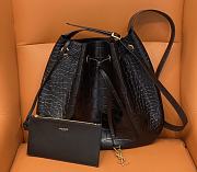 Bagsaaa YSL Paris Vii Large Flat Hobo Bag Crocodile Black - 44 X 33 X 2 cm - 1