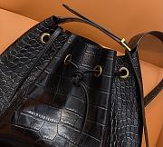 Bagsaaa YSL Paris Vii Large Flat Hobo Bag Crocodile Black - 44 X 33 X 2 cm - 2