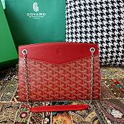 Bagsaaa Goyard Rouette Structuré PM Bag Red - 25.5 x 9 x 18 cm - 1