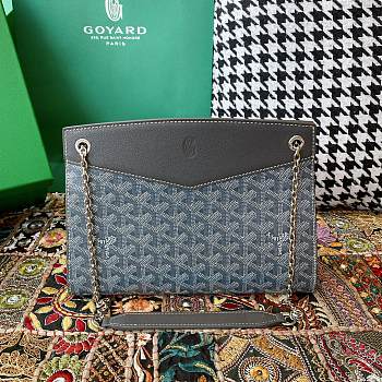 Bagsaaa Goyard Rouette Structuré PM Bag Gray - 25.5 x 9 x 18 cm