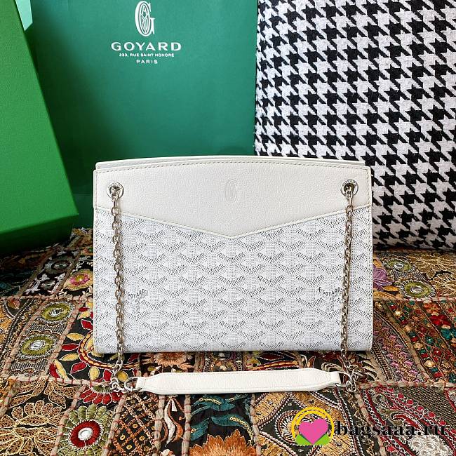 Bagsaaa Goyard Rouette Structuré PM Bag White - 25.5 x 9 x 18 cm - 1