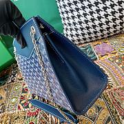 Bagsaaa Goyard Rouette Structuré PM Bag Blue - 25.5 x 9 x 18 cm - 2