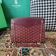 Bagsaaa Goyard Rouette Structuré PM Bag Dark Red - 25.5 x 9 x 18 cm - 1